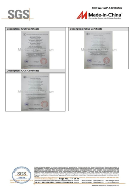 SGS отчет ASI205562